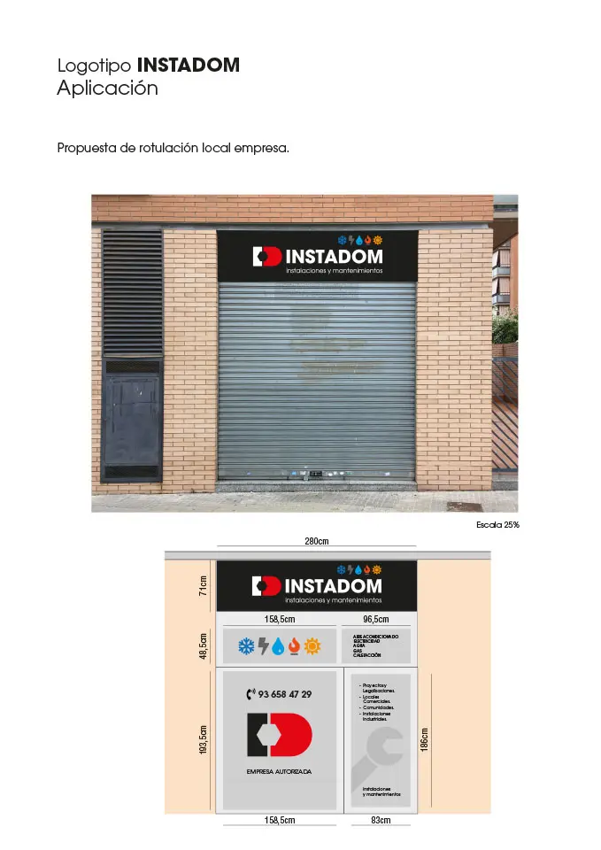 Imagen corporativa de INSTADOM 15/16