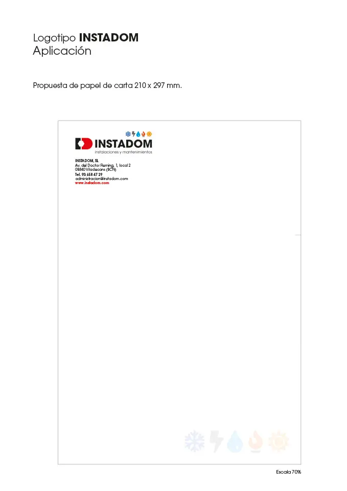 Imagen corporativa de INSTADOM 8/16