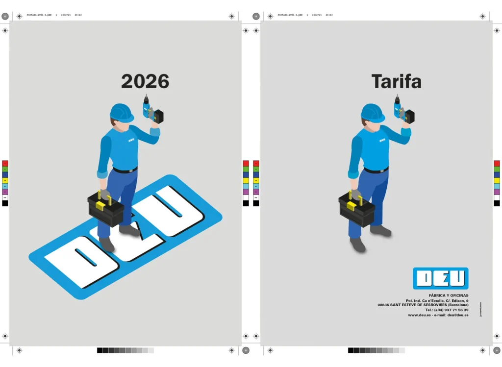 Impresos comerciales -Catálogo - Tarifa DEU