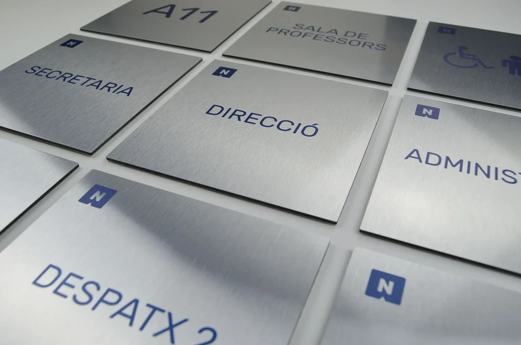 Proyecto integral de rotulación en FP NÚRIA de Gavà